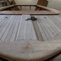 Deck Stripped and Seams Cleaned
